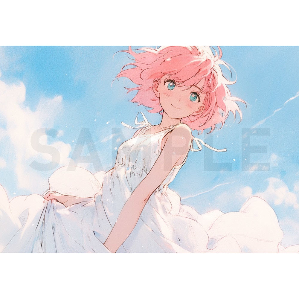 透き通るような、淡く儚い青春色のイラストを描きます 【君の名は。】や【あの花】風の、爽やかなファンタジー画の制作 イメージ8
