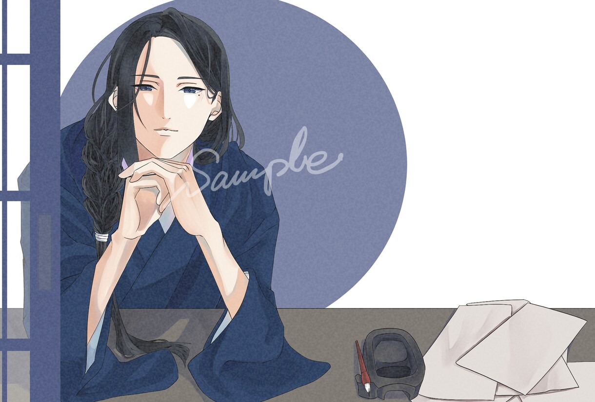 美しい女の子から美丈夫まで承ります デジタルはもちろん、アナログ作品でもご依頼いただけます!! イメージ3