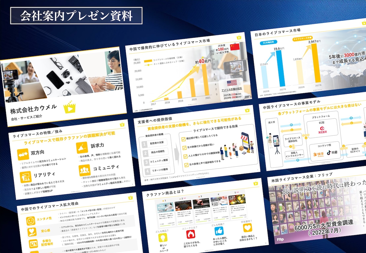 大切な勝負で"勝つためのプレゼン資料"を作成します 実績数百社以上!信頼のレビュー評価5.0 / PRO認定 イメージ7