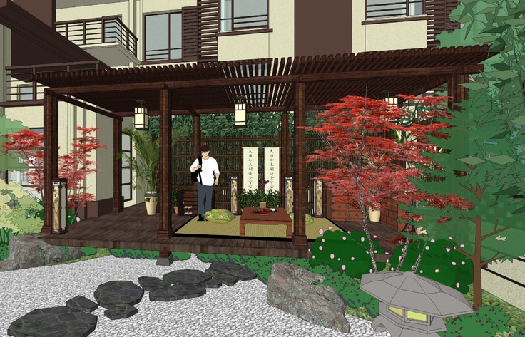 ソフトで彩色の線画パースを作成します ★低予算、短納期対応、早くて安い、プレゼンテーションお手伝い イメージ9