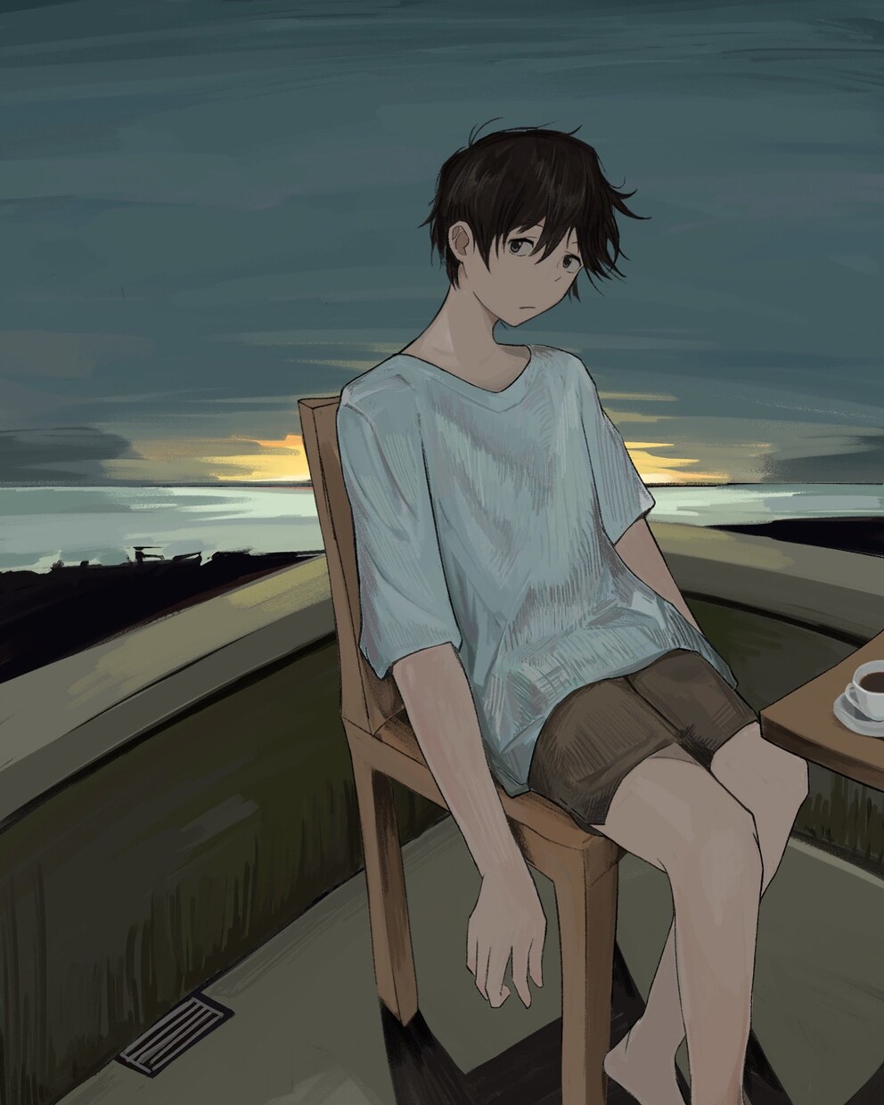 MVイラスト、アイコン、一枚絵のイラストを描きます 女の子、風景も可能です。ダークな雰囲気のイラストも描けます！ イメージ10