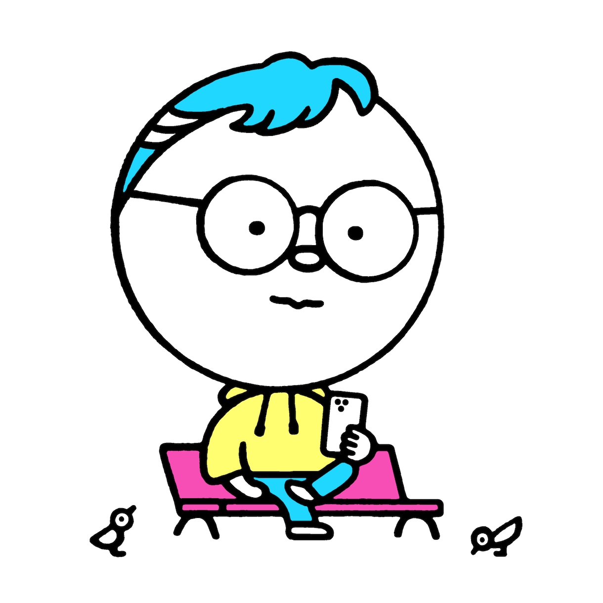 シンプルでポップな似顔絵（色 Ver.2）描きます シンプルなタッチで雰囲気のある似顔絵をご提供いたします。 イメージ4