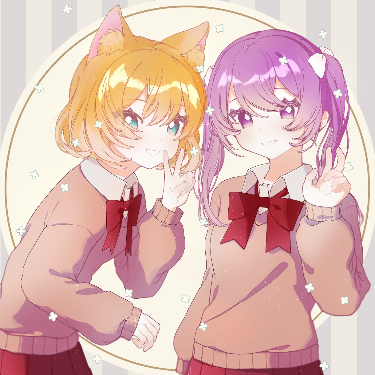 アイコン作成いたします かわいい白髪の女の子が得意です！ イメージ2