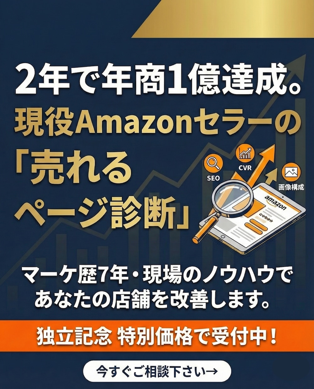 現役Amazonセラーが売れる商品ページ診断します 売れないのには必ず理由がある！！売れるページへ徹底的に改善！ イメージ1