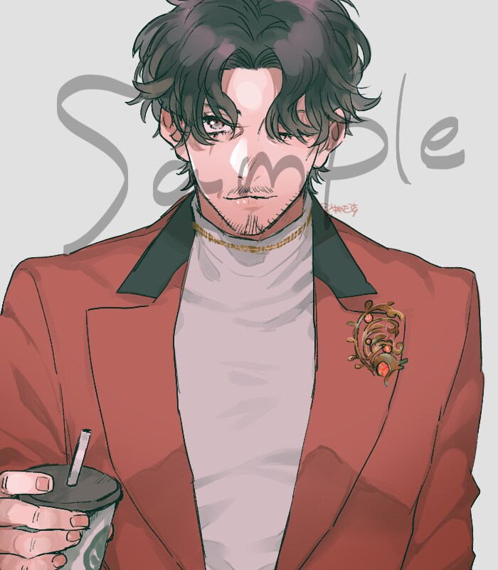 SNS用のヘッダー&アイコン、イラスト描きます (百合BLNL擬人化などOK！) イメージ4