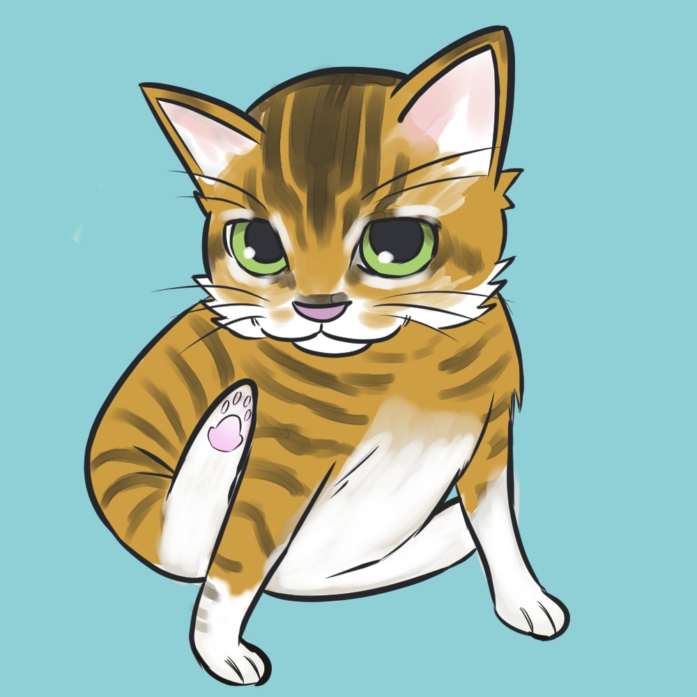 あなたのペット、可愛いイラストにします あなたが飼っているペットをデジタルのイラストで描きおろします イメージ2