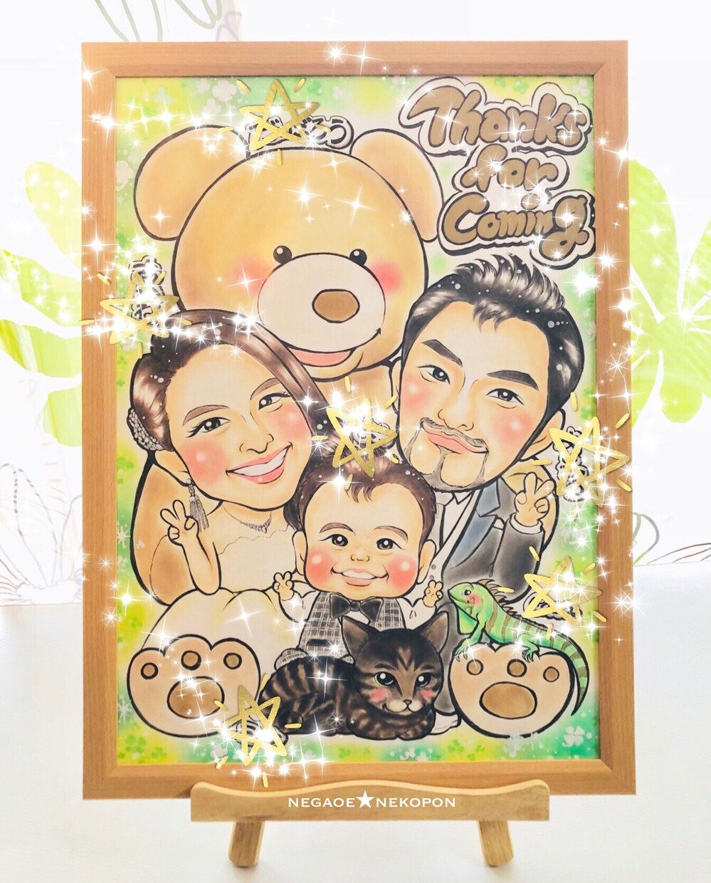 B３★ウェルカムボード承ります ★結婚式ウェルカムボード・サンクスボードなど人生の特別な１枚 イメージ2