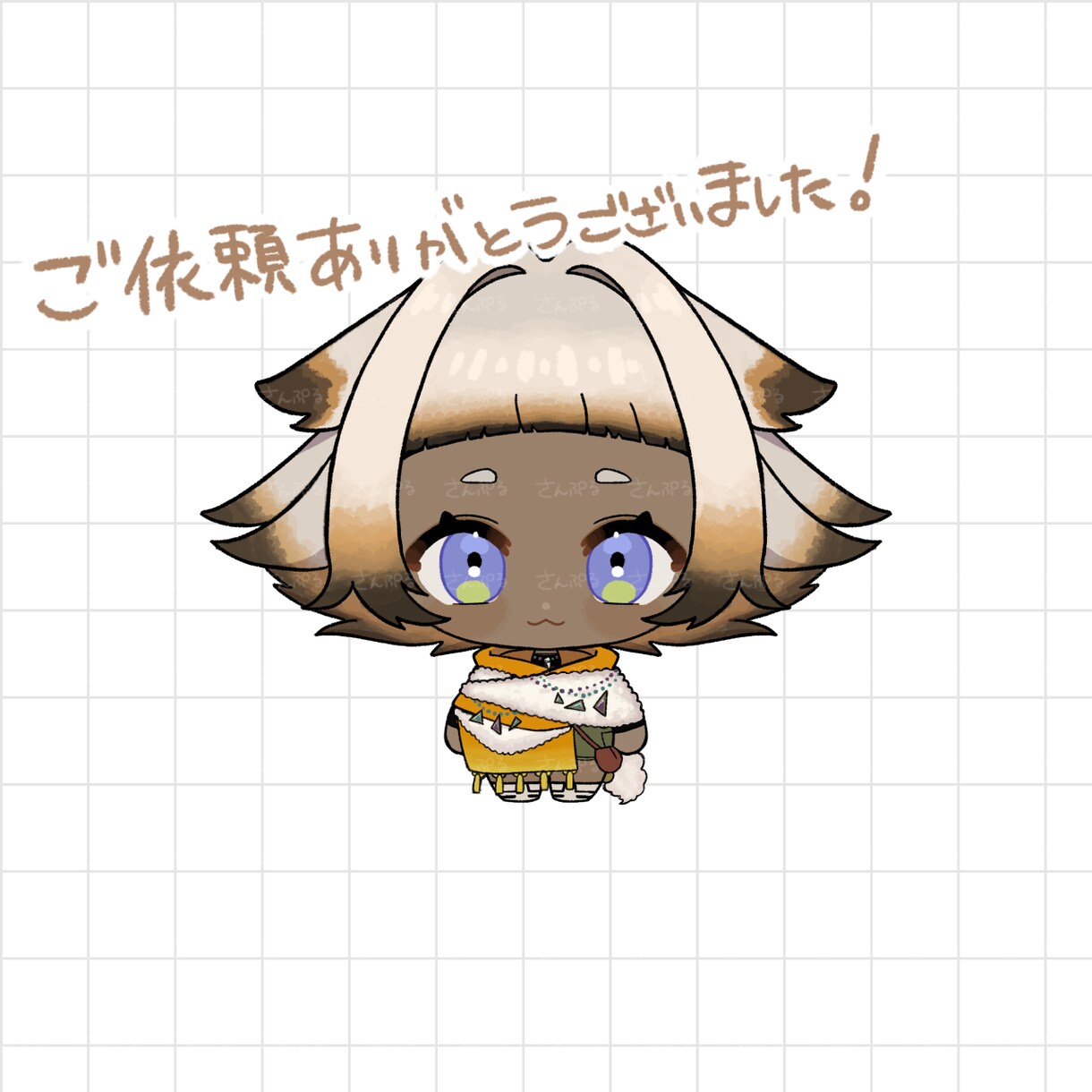 ぬいぐるみ風のイラスト描きます 何度でも修正可！使用用途に応じた画像加工も！(要相談) イメージ3
