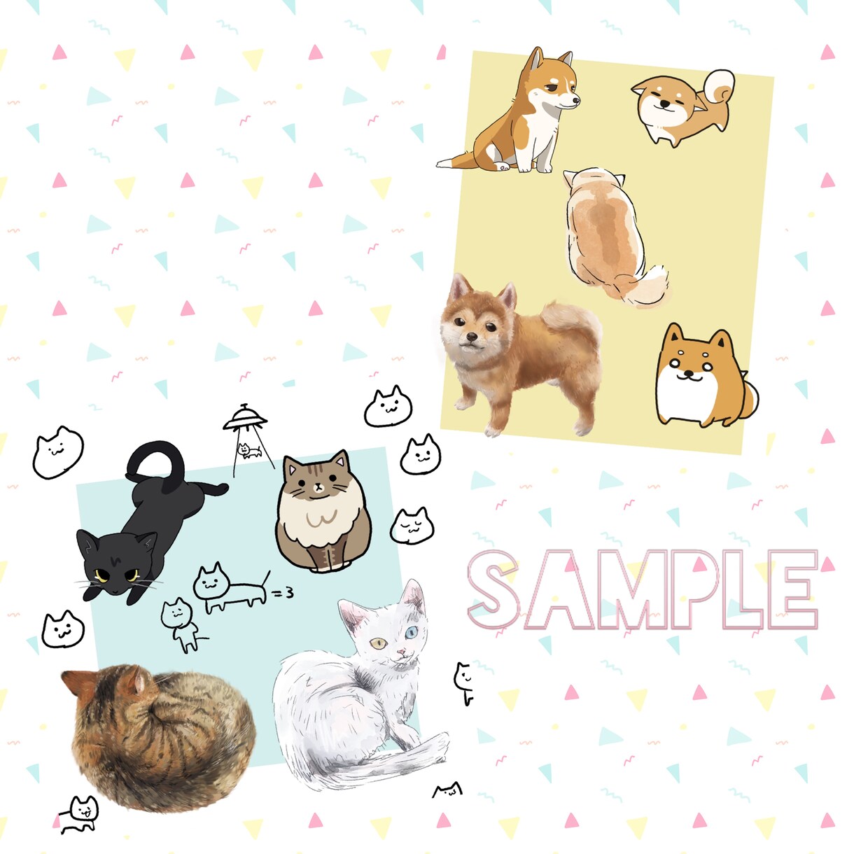 あなただけのアイコンを描きます ペットや自分の似顔絵をSNSなどのアイコンにしたい方へ イメージ3
