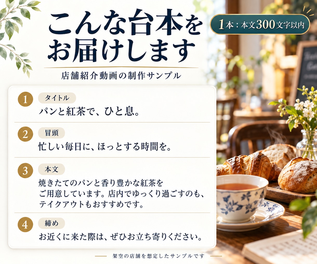 ショート動画の台本を5本作成します 冒頭・本文・締めまで！撮影に使える台本をお届け イメージ2