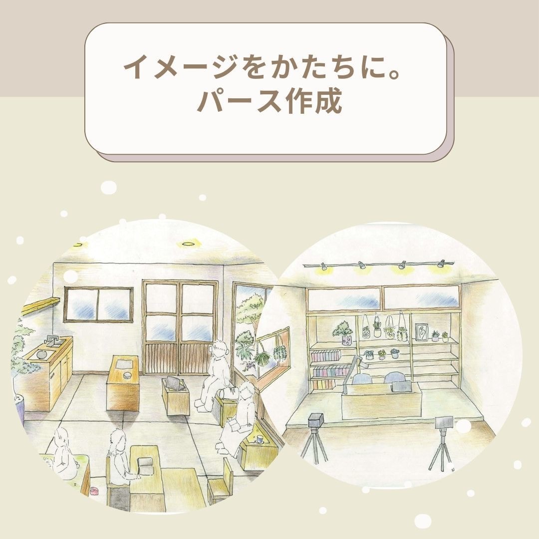 イメージをかたちに。パース作成をします これから建てる、リフォームする。イメージ、想いをかたちに。 イメージ1