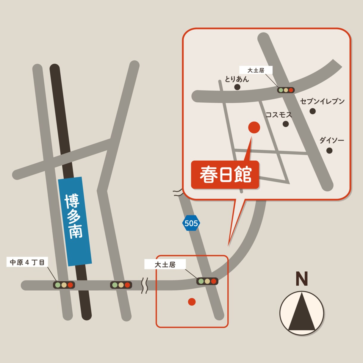 簡単・爆速！所在地MAP作成いたします 住所とスクショからシンプルで分かりやすい地図を作成！ イメージ4
