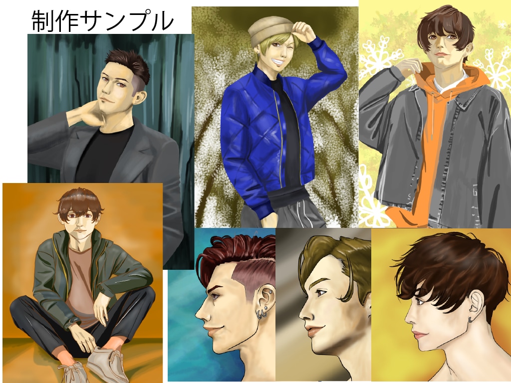 商用！配信用立ち絵、創作キャライラスト制作します リアル×美麗！印象に残る男性キャラクター イメージ8