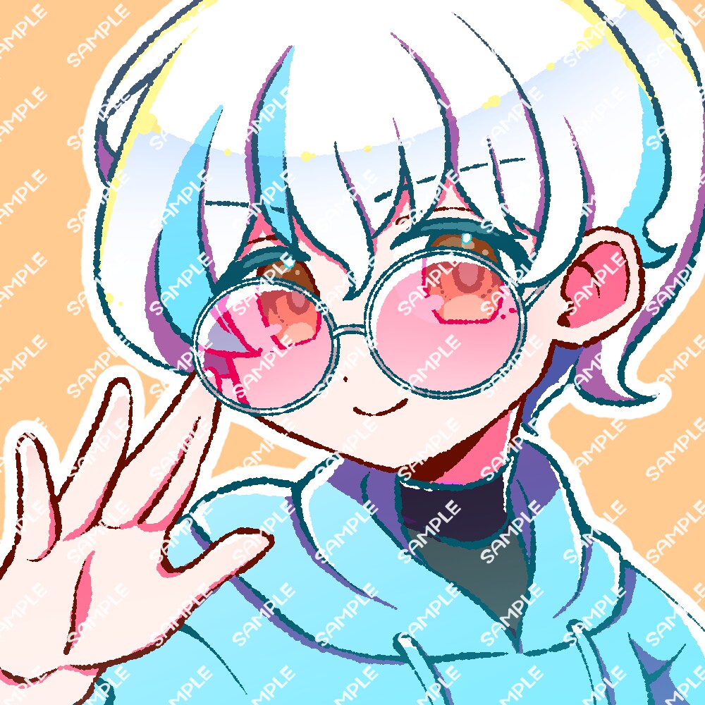 ポップでかわいいアイコン制作します アイコン映えするポップでカラフルなイラストを制作します！ イメージ3
