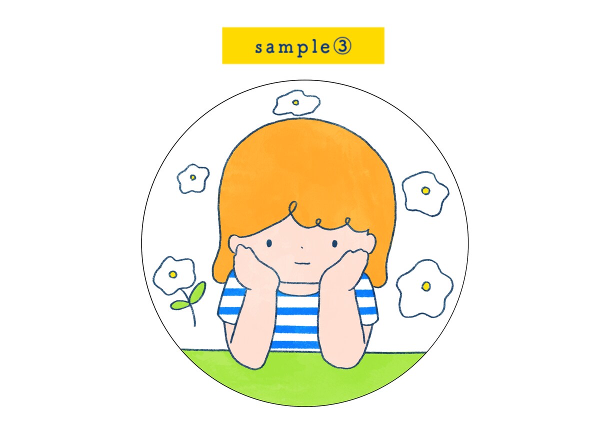 優しくてかわいらしいイラストアイコン描きます シンプルな世界観でかわいらしさを表現しませんか？ イメージ4