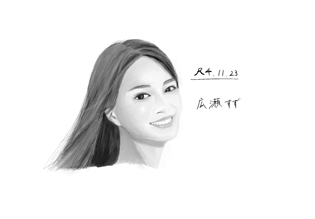 写真をもとにiPadでリアルイラストを描きます 人とは違ったオリジナルのアイコンをSNSで使おう！ イメージ5