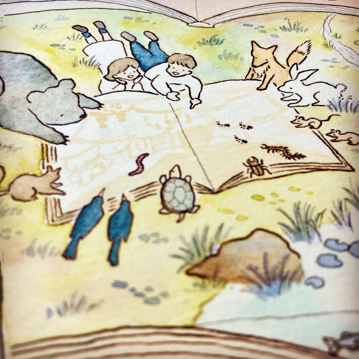 あなたの想いを表現する A3イラスト描きます HPやSNSで使える あたたかみのある水彩画イラスト イメージ3
