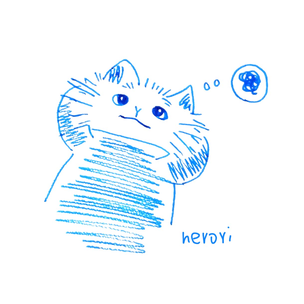 温かみのあるまんがチックなねこのイラスト描きます プレゼントや挿絵などおすすめです。 イメージ1