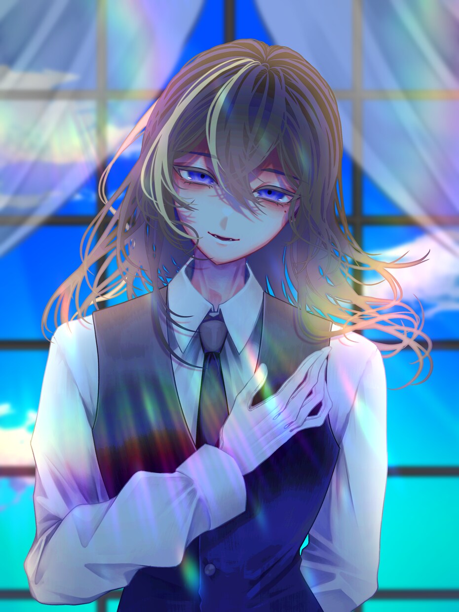 実績多数！目を惹く厚塗りイラストお描きします アイコン、グッズ、MVイラスト、立ち絵等、全般対応！ イメージ10