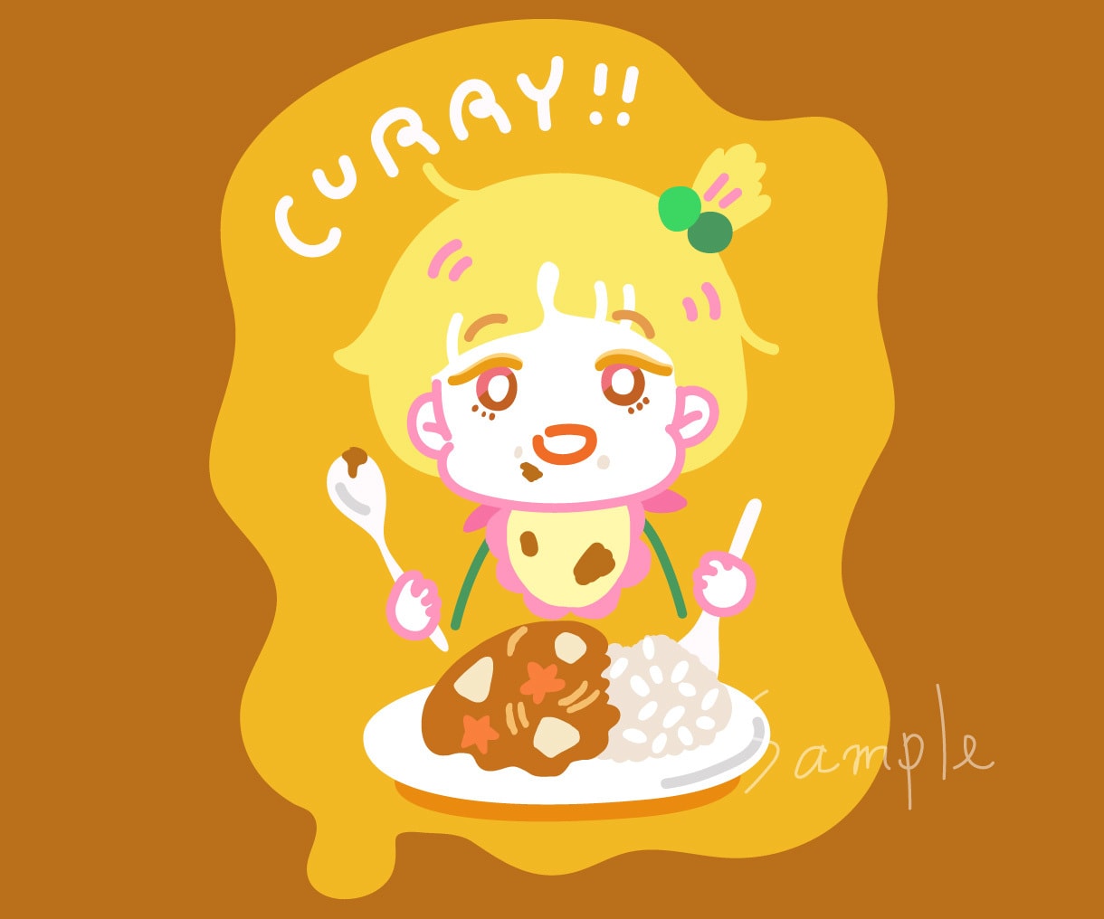 なんだか気の抜けるゆるーいイラスト作ります ほっとするゆるかわなイラストを描きます イメージ2