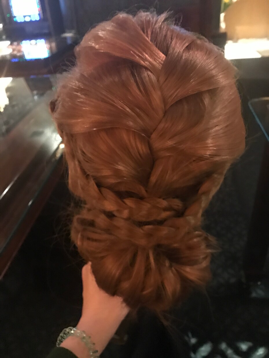 ヘアアレンジセットします 可愛く❤️綺麗に❤️ヘアセットアレンジして銀ぶら♫ イメージ2