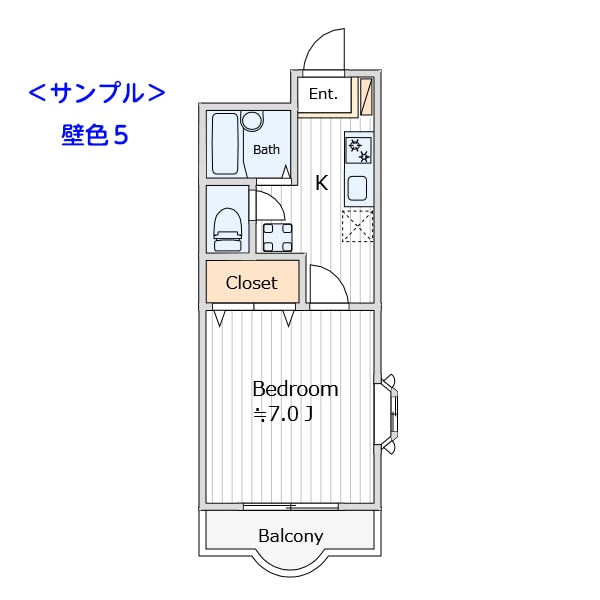 英語表記の間取り図作ります ネット広告にもチラシにも最適な間取図を自社ソフトで作成。 イメージ9