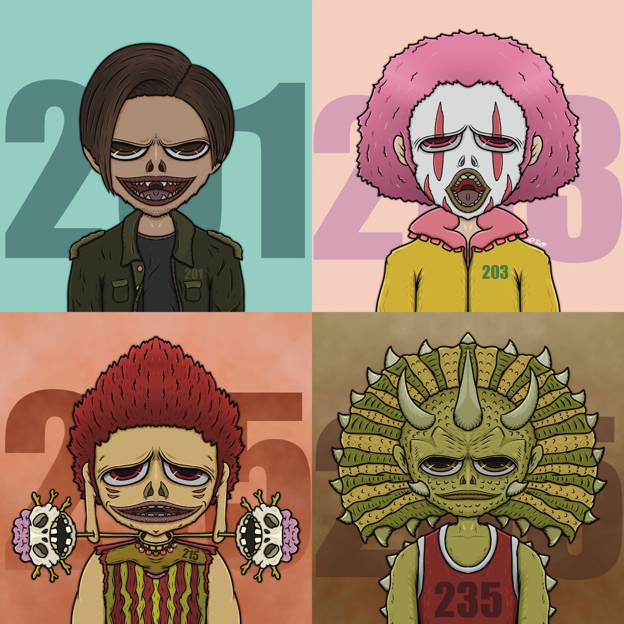 MCBの世界観で似顔絵を描きます Mutant Chill Brothersの世界観の似顔絵！ イメージ2