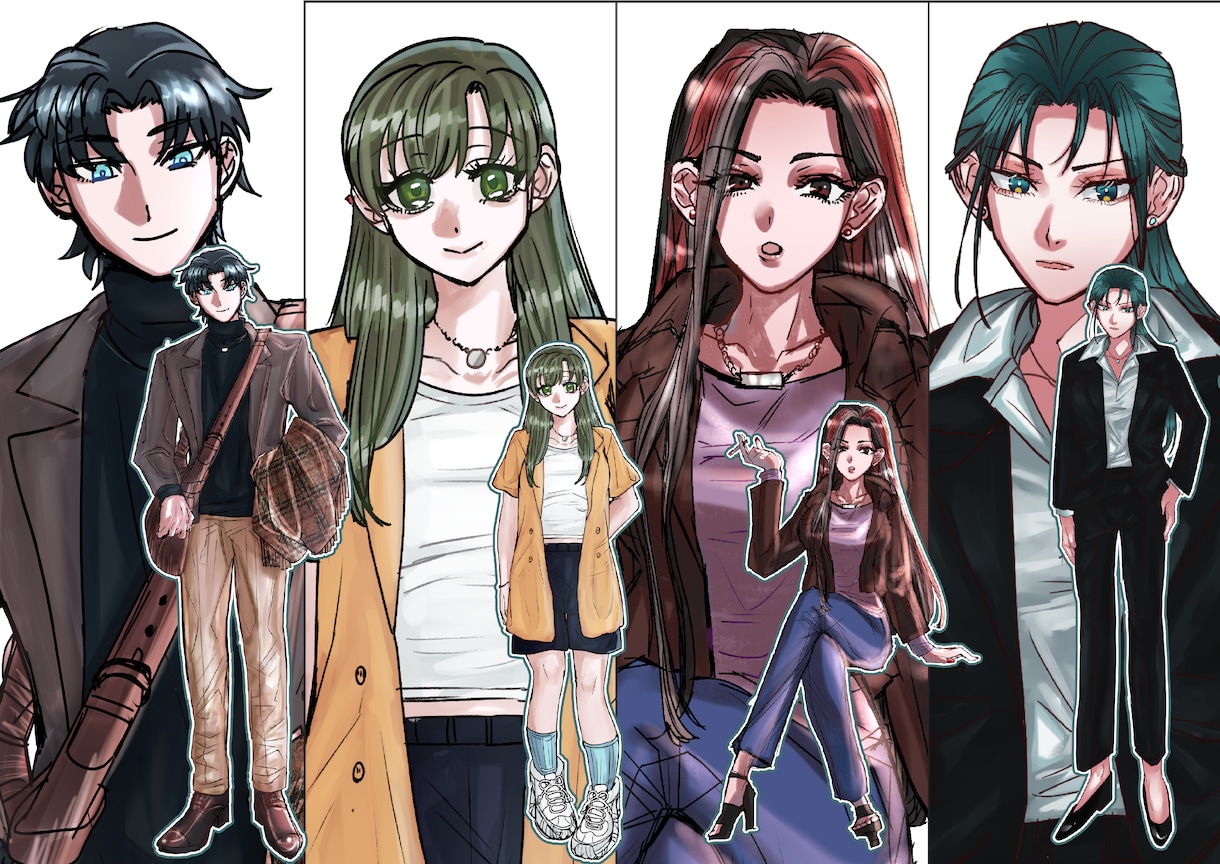 TRPGの立ち絵を描きます TRPGに使うキャラクター作成から承ります。 イメージ1