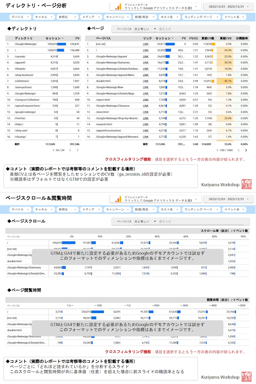 見本あり:Looker Studio設計します 高品質なレポートフォーマットからカスタマイズします イメージ6