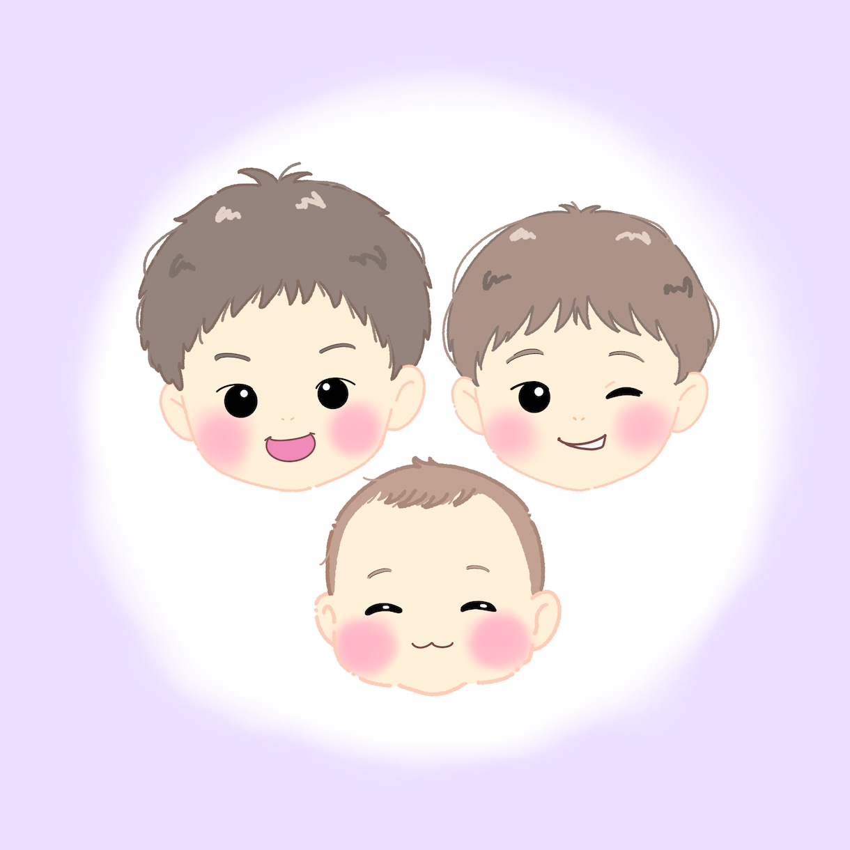 写真から♡ゆるかわ我が子イラストお描きします 成長の『今』をかわいく残そう♪ イメージ6