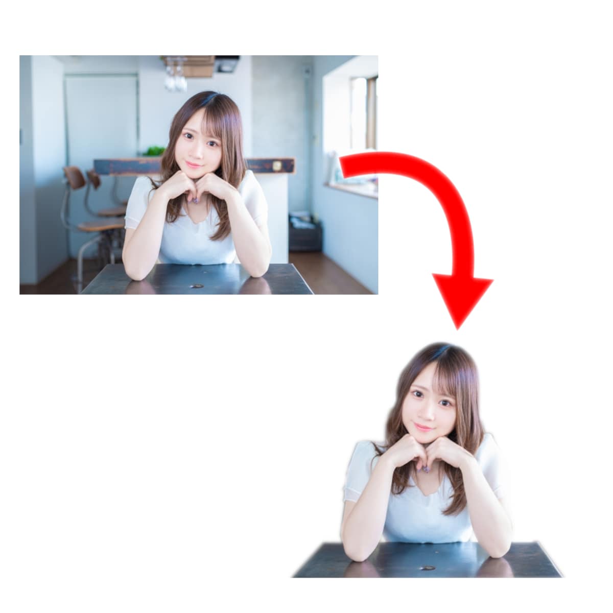 5枚1,000円:画像の切り抜き加工いたします 推し活オタ活のSNSアイコンやご家族の写真など イメージ2