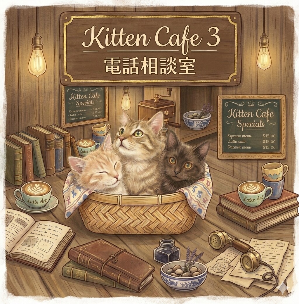 猫さんのようにそっと寄り添います 日々の心のモヤモヤに。何気ない夜のお話し相手・相談を承ります イメージ1
