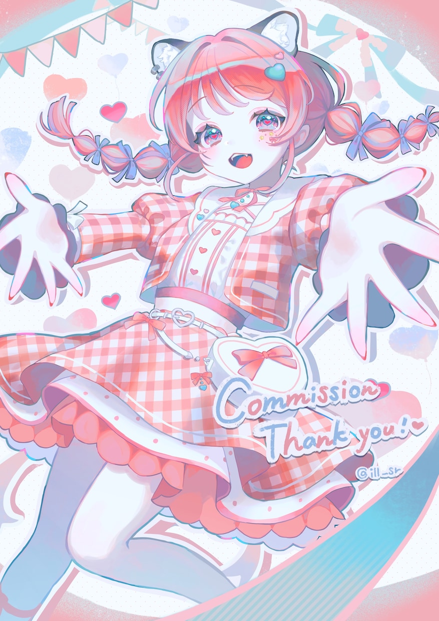 やさしい色合いで華やかな等身イラストを描きます 表情差分・立ち絵・サムネ対応！ご希望のキャラクター描きます イメージ6