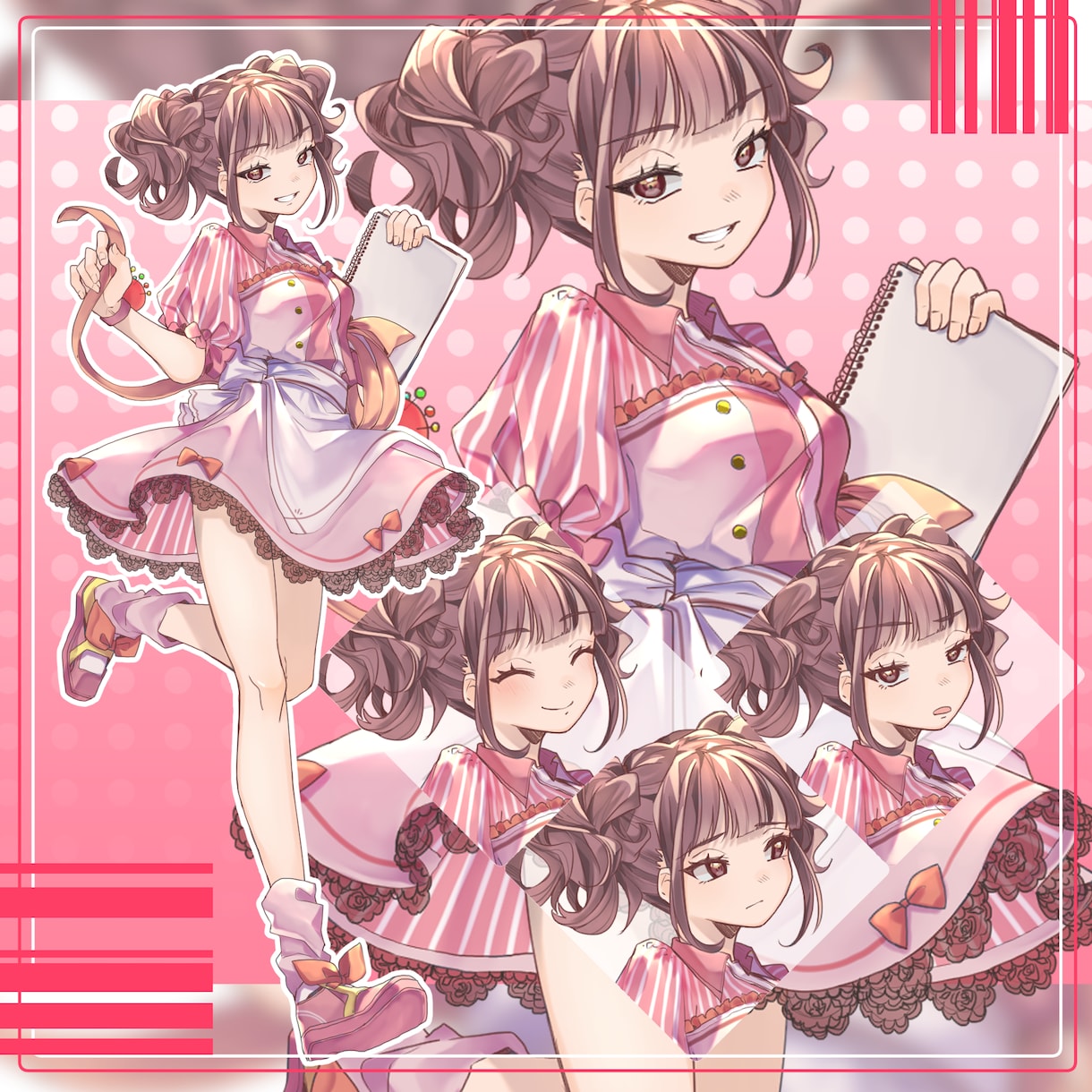 Live2D用イラスト制作します Vtuberを始めたい方、オリキャラを動かしたい方へ！ イメージ4