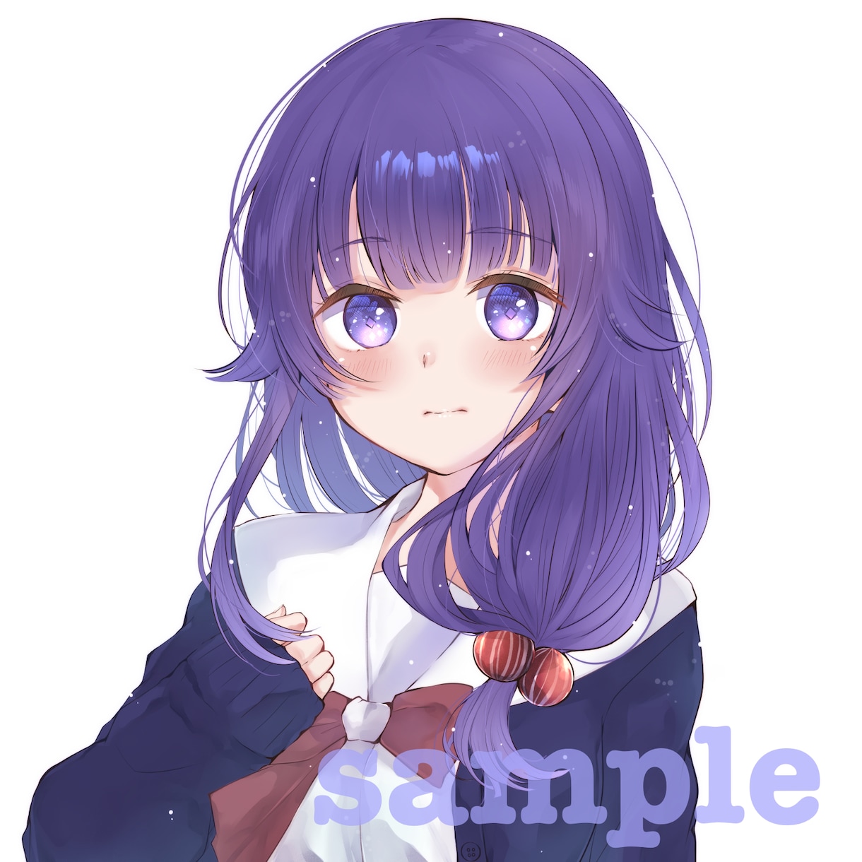 可愛い女の子キャラクターのアイコン描きます 【SNSやLINEのアイコンなど】 イメージ3