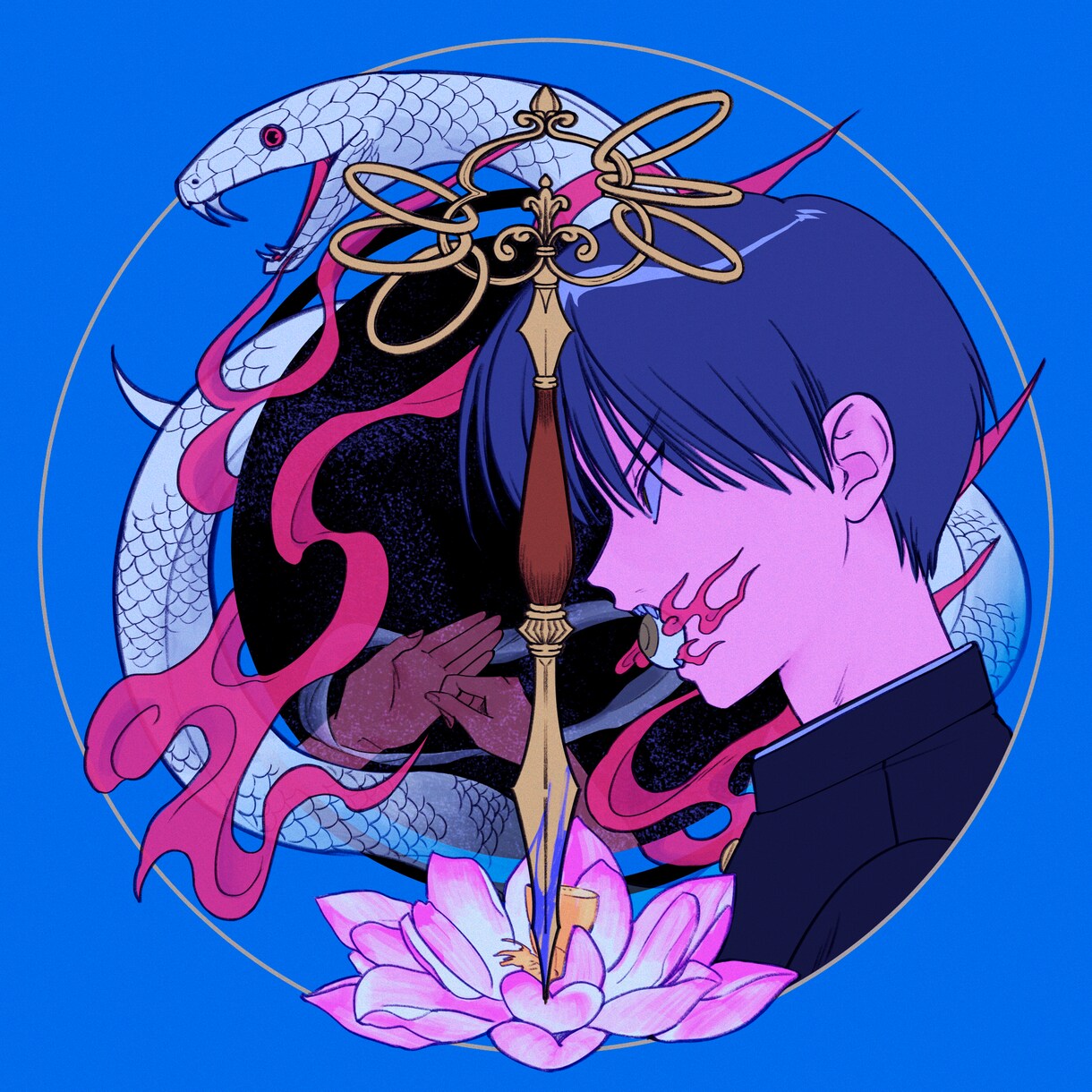 背景込みの一枚絵を制作します ノスタルジックで物語を感じられる世界観を描きます イメージ5