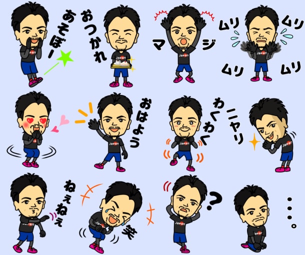 ゆるい似顔絵LINEスタンプ作ります ☆ご購入前に参考イラスト作成可☆著作権譲渡 イメージ3