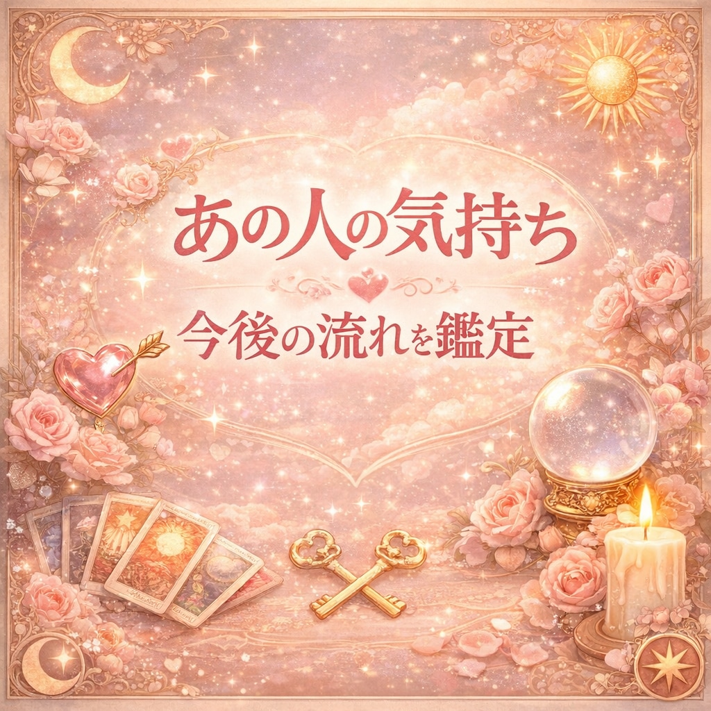 霊視　"彼の本音" 今は待つべきかを見ます アゲ鑑定なし。追う側→追われる側へ イメージ1