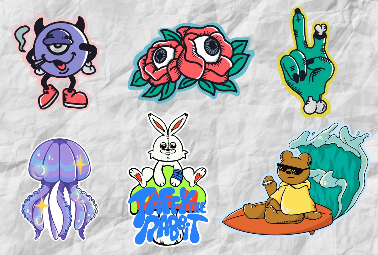 個性的なオリジナルキャラクター作成します SNSのアイコンやブランドなどのキャラクター作ります！ イメージ1