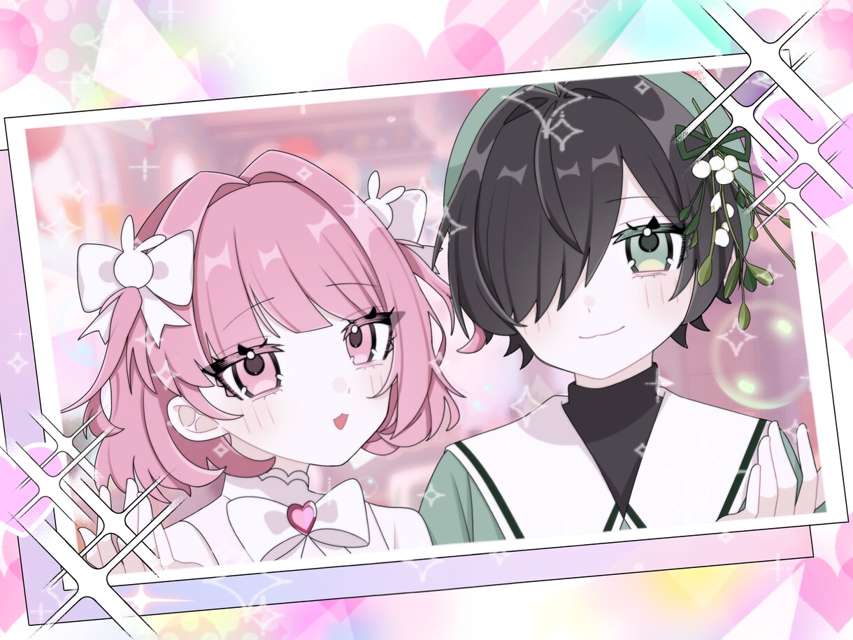 アイコンやヘッダーなどの1枚絵の作成承ります 透明感のあるアニメ風なイラスト描きます イメージ1