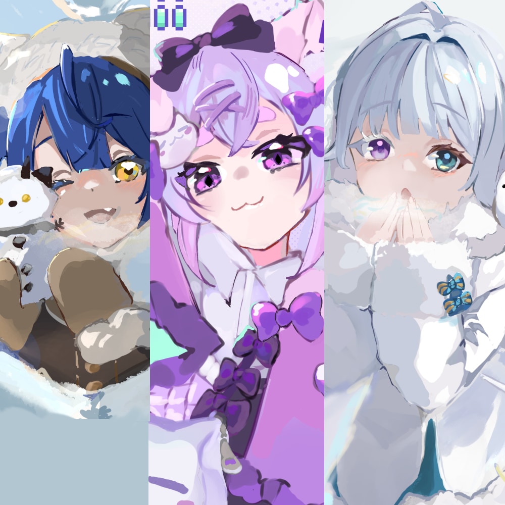 活動用、サムネ用イラスト、などのイラスト描きます アイコン・活動用など用途に合わせて制作させていただきます！ イメージ1