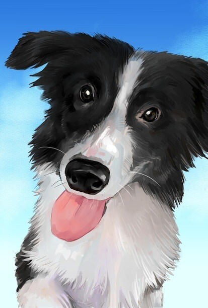 ふんわりやわらかなペットの絵を描きます アイコンや壁紙にもオススメです。 イメージ5