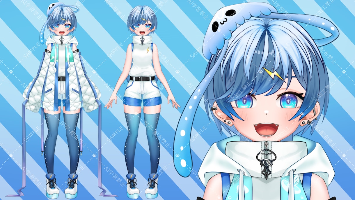 キャラデザ～モデリングVtuberモデル制作します 0からデビューまで完全サポート！ イメージ5