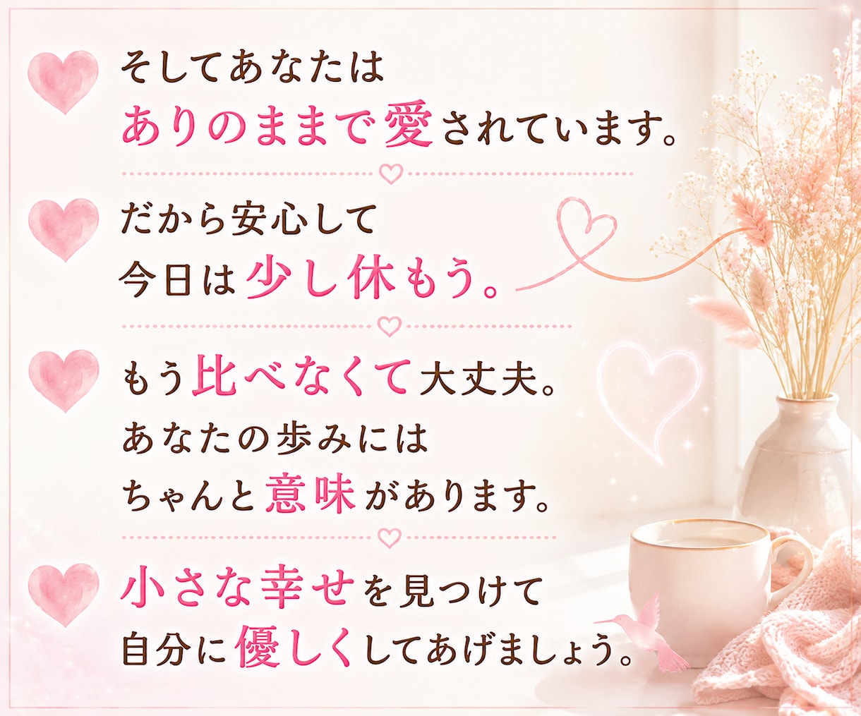 恋愛に疲れ切ったあなた様へ。レイキヒーリングします ✨不安・辛さが和らぎ「お相手様との絆」を深めるサポートします イメージ10