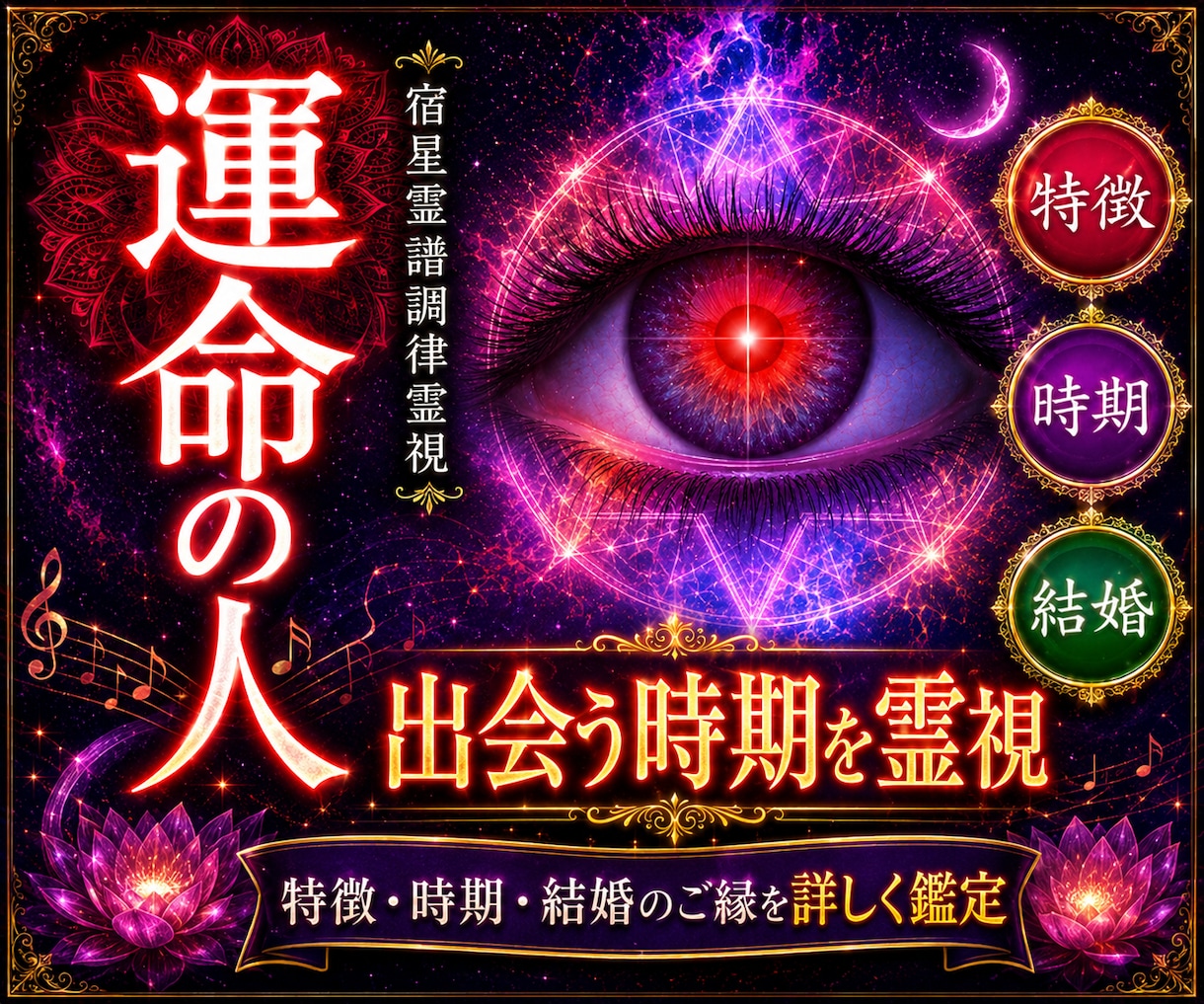貴方が今後出会う運命の人の特徴・出会う時期を視ます まだ出会えていない理由まで視て、良縁へ進む流れをお伝えします イメージ1
