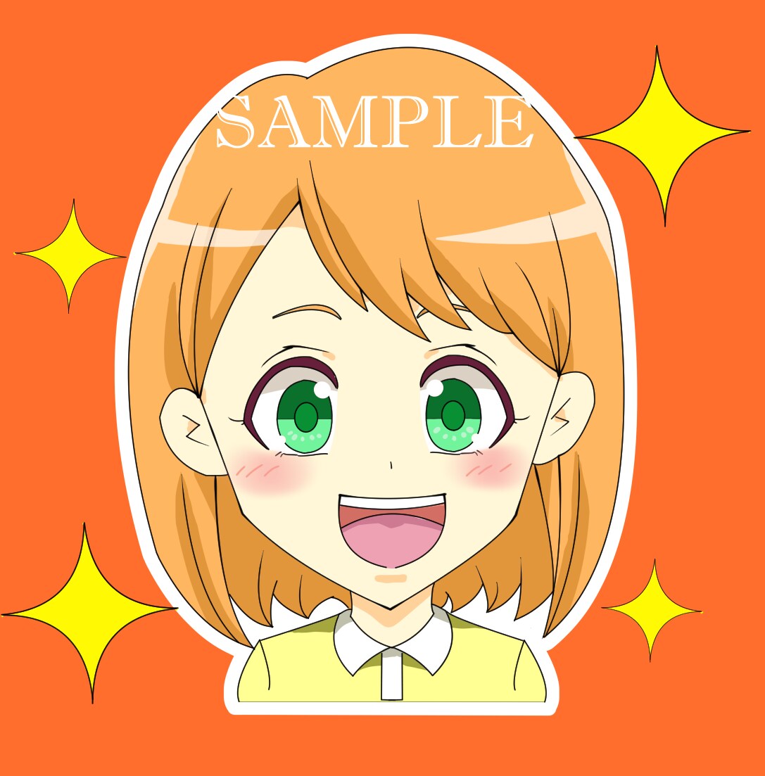 デフォルメアイコンイラスト作成いたします デフォルメアイコンをご要望に合わせて描かせて頂きます☆ イメージ1