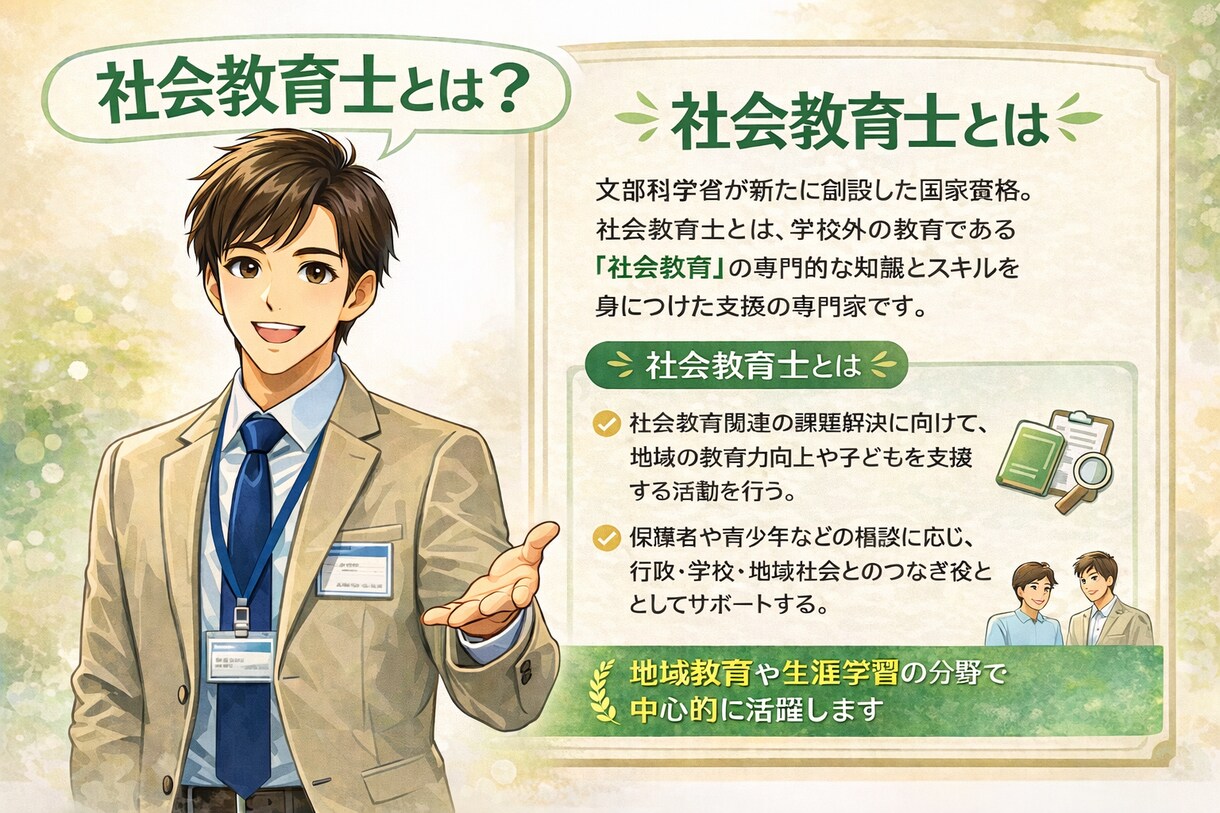 不登校のお悩み｢社会教育士｣がお伺いします 社会教育士および社会教育主事任用資格を持つ専門家として イメージ2