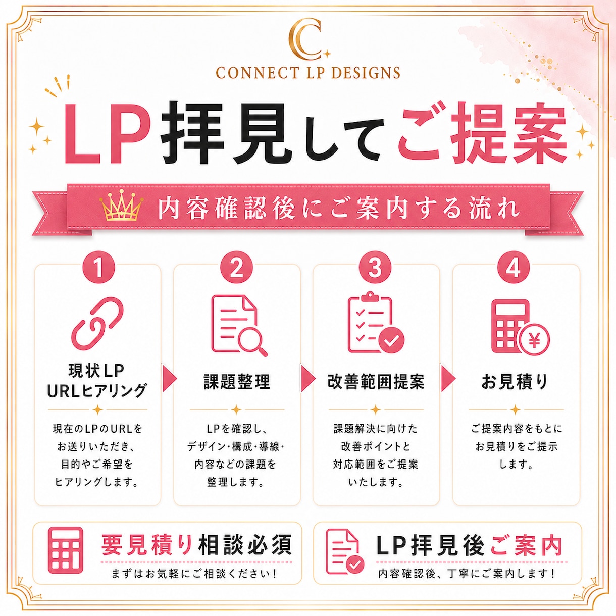 既存LPをスマホ特化導線型へ作り直します 既存LP/ペライチ/HPをスマホ特化導線型LPへ作り直し イメージ6