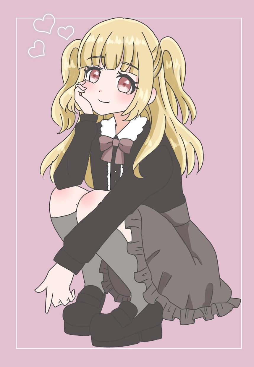 商用利用可！可愛らしいイラスト描きます 親切丁寧を心がけています。女児アニメイラストはぜひお任せあれ イメージ4