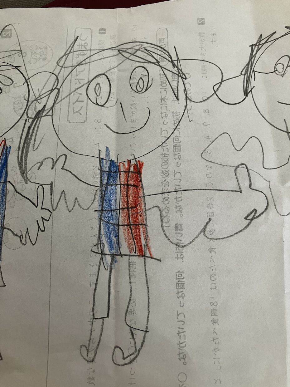 子供が描いた絵を楽しくいたします お子様の書いたイラストに水彩×油絵で着色いたします！ イメージ2